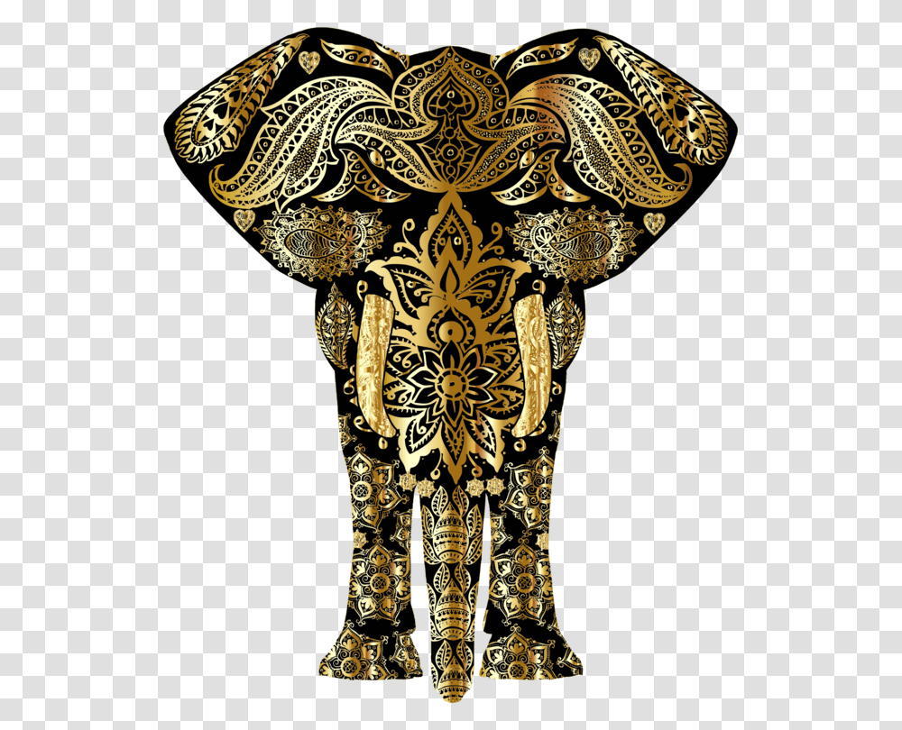 Wildlifeterrestrial Animalelephants And Mammoths Flower Elephant Background, Lamp, Rug Transparent Png