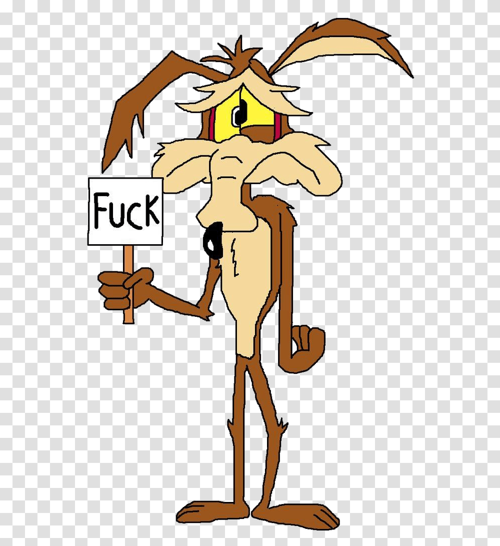 Wile E Coyate Photo Background Wil E Coyote, Animal, Pillar Transparent Png
