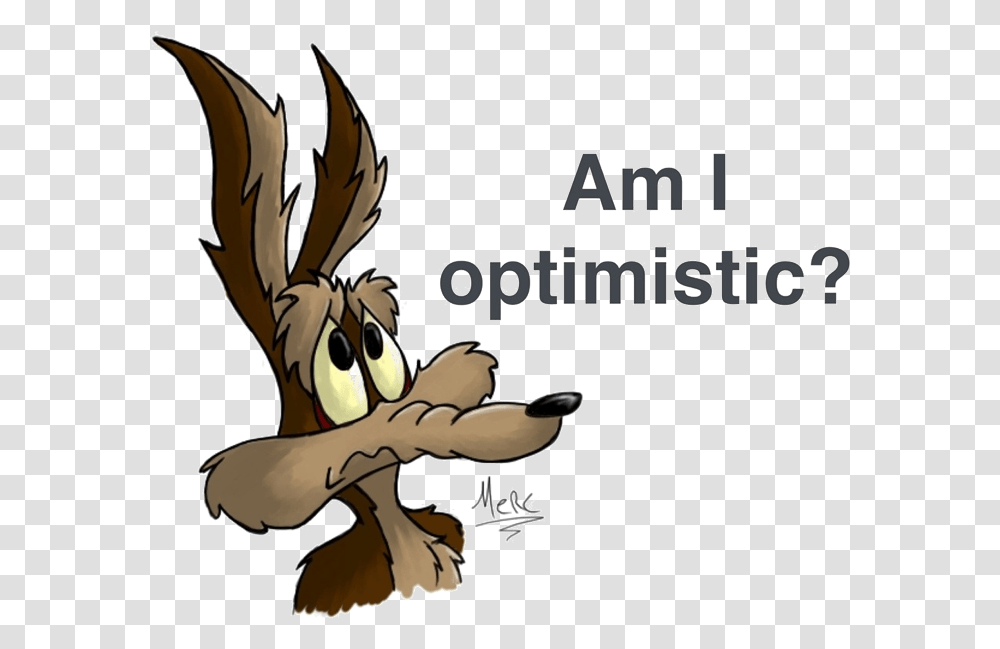 Wile E Coyote Optimism Wile E Coyote Success, Animal, Wildlife, Mammal, Aardvark Transparent Png