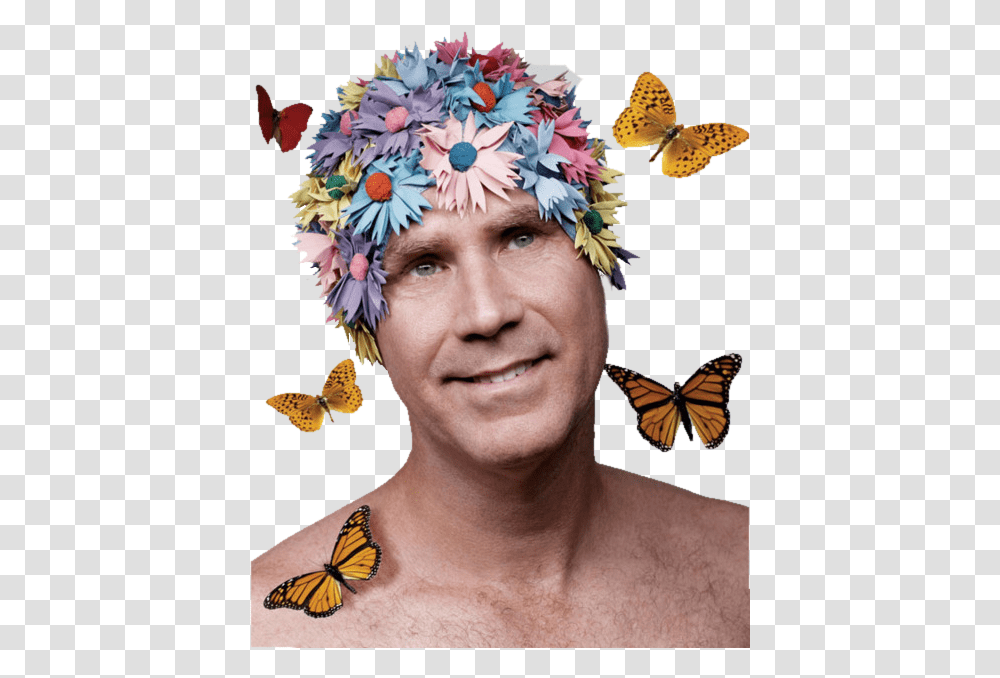 Will Ferrell Happy Birthday You Magical Creature, Butterfly, Insect, Invertebrate Transparent Png