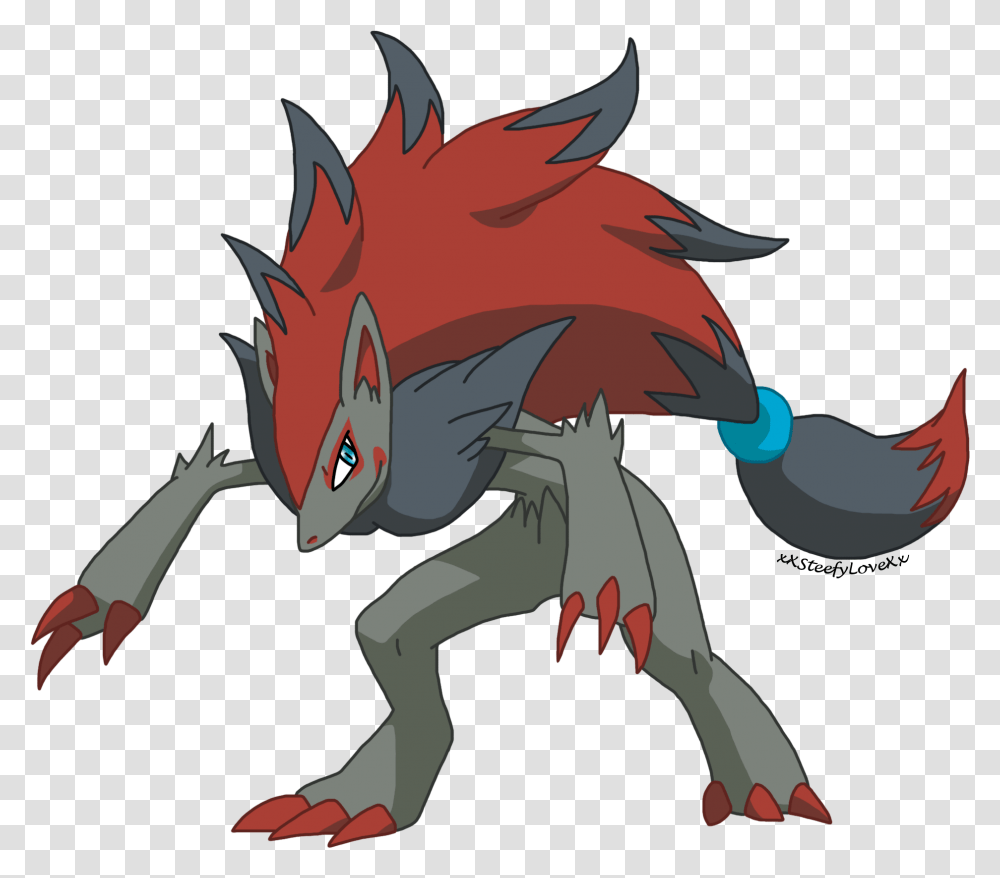 Will Finish Later Https Gray And Red Pokemon, Dragon, Horse, Mammal, Animal Transparent Png