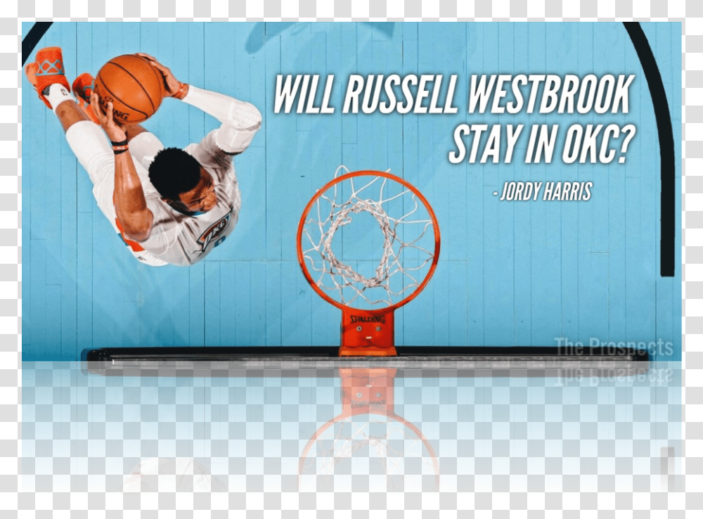 Will Russell Westbrook Stay In Okc Download Slam Dunk, Person, Human, Sport, People Transparent Png