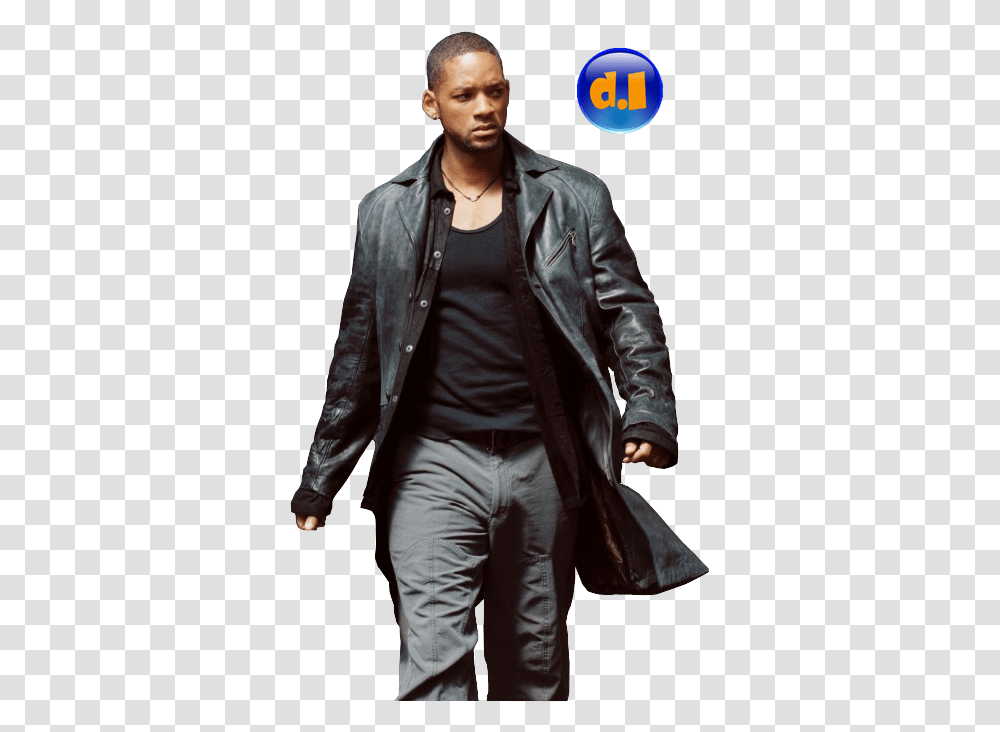 Will Smith Background Will Smith I Robot, Apparel, Jacket, Coat Transparent Png