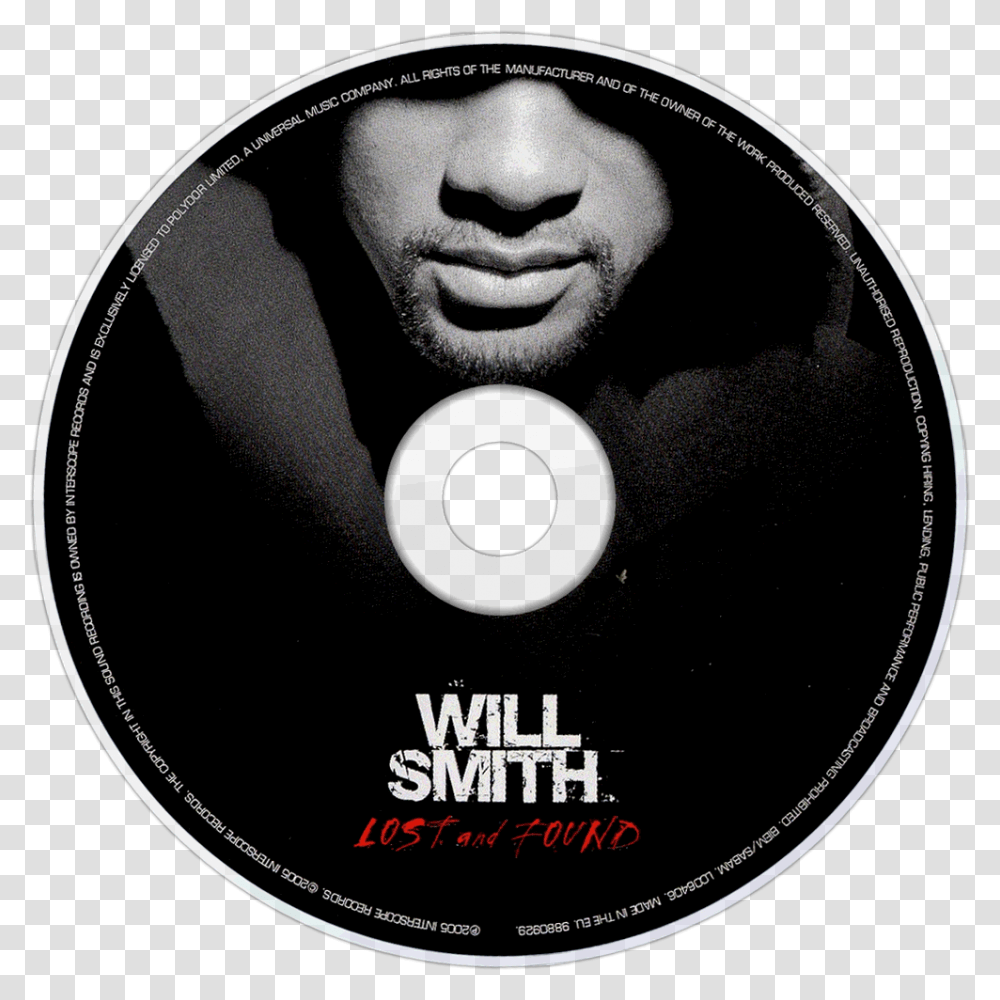 Will Smith Lost And Found Cd, Disk, Dvd, Person, Human Transparent Png