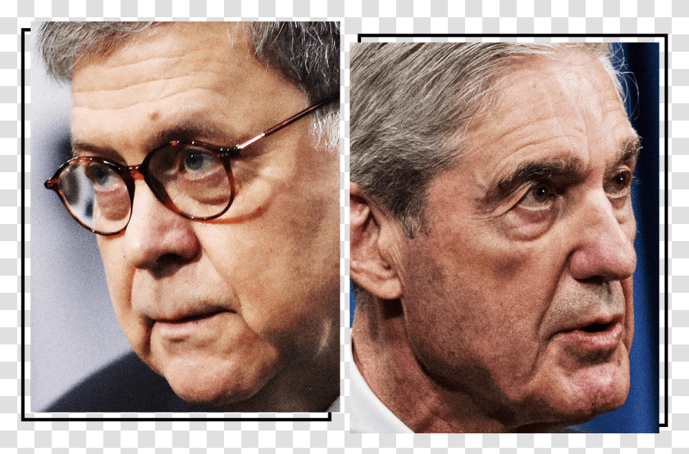 William Barr And Robert Mueller Elder, Face, Person, Glasses, Accessories Transparent Png