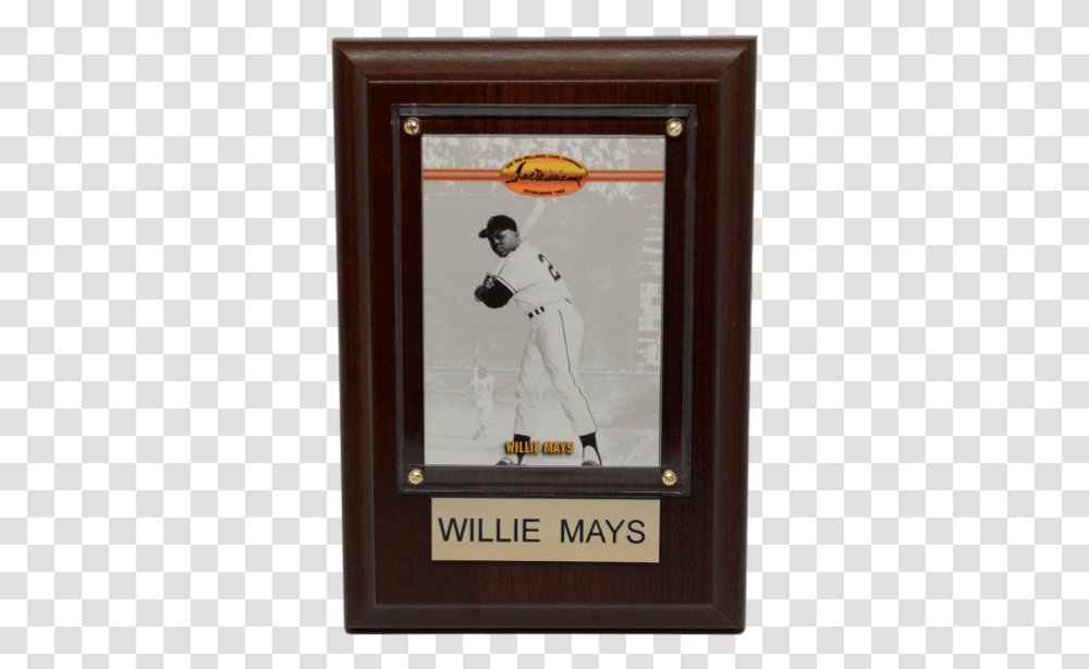 Willie Mays Picture Frame, Person, People, Team Sport, Advertisement Transparent Png
