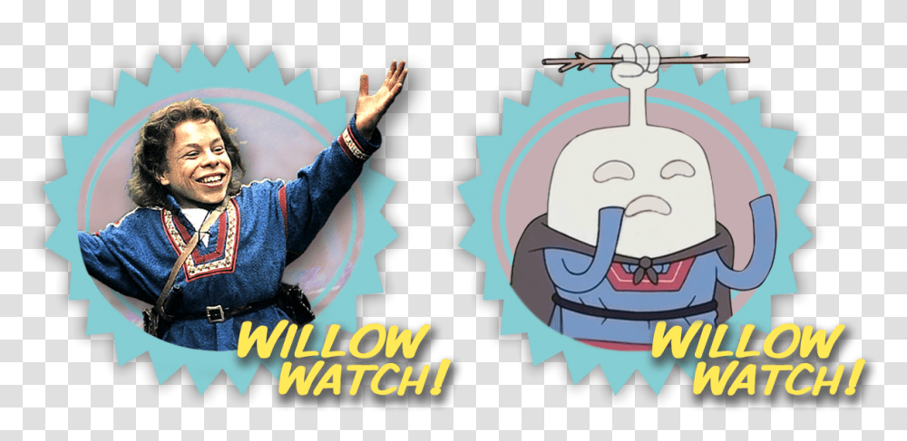 Willow High Five Ghost Cartoon, Person, Poster, Advertisement Transparent Png