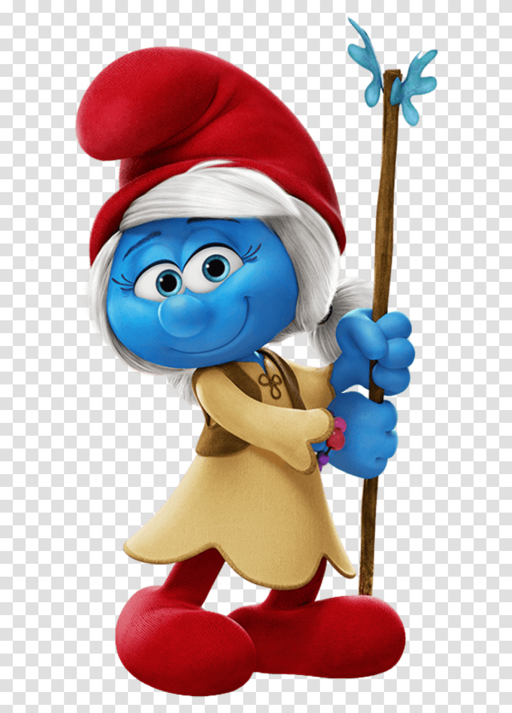Willow Smurf Image Smurfs Girl, Figurine, Toy, Doll, Plush Transparent Png