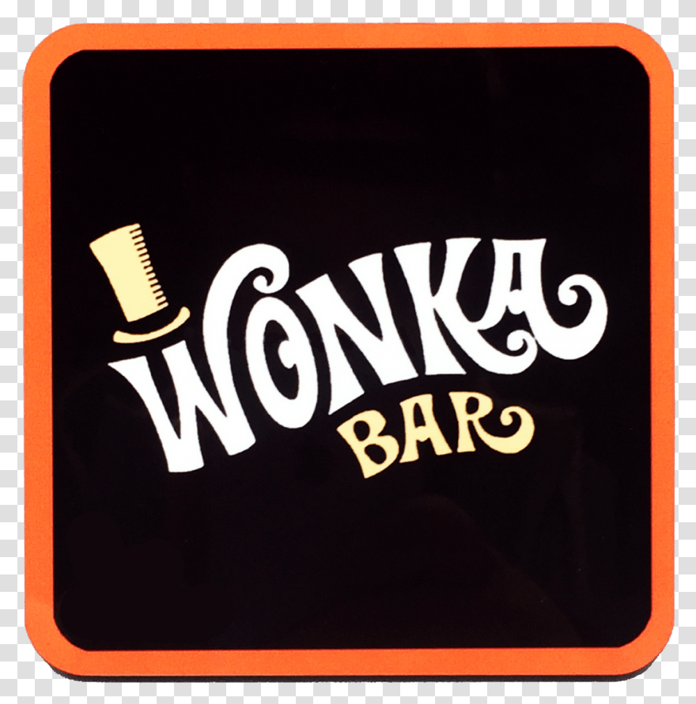Willy Wonka Drink Coaster Willy Wonka Chocolate Bar, Mousepad, Mat, Label Transparent Png