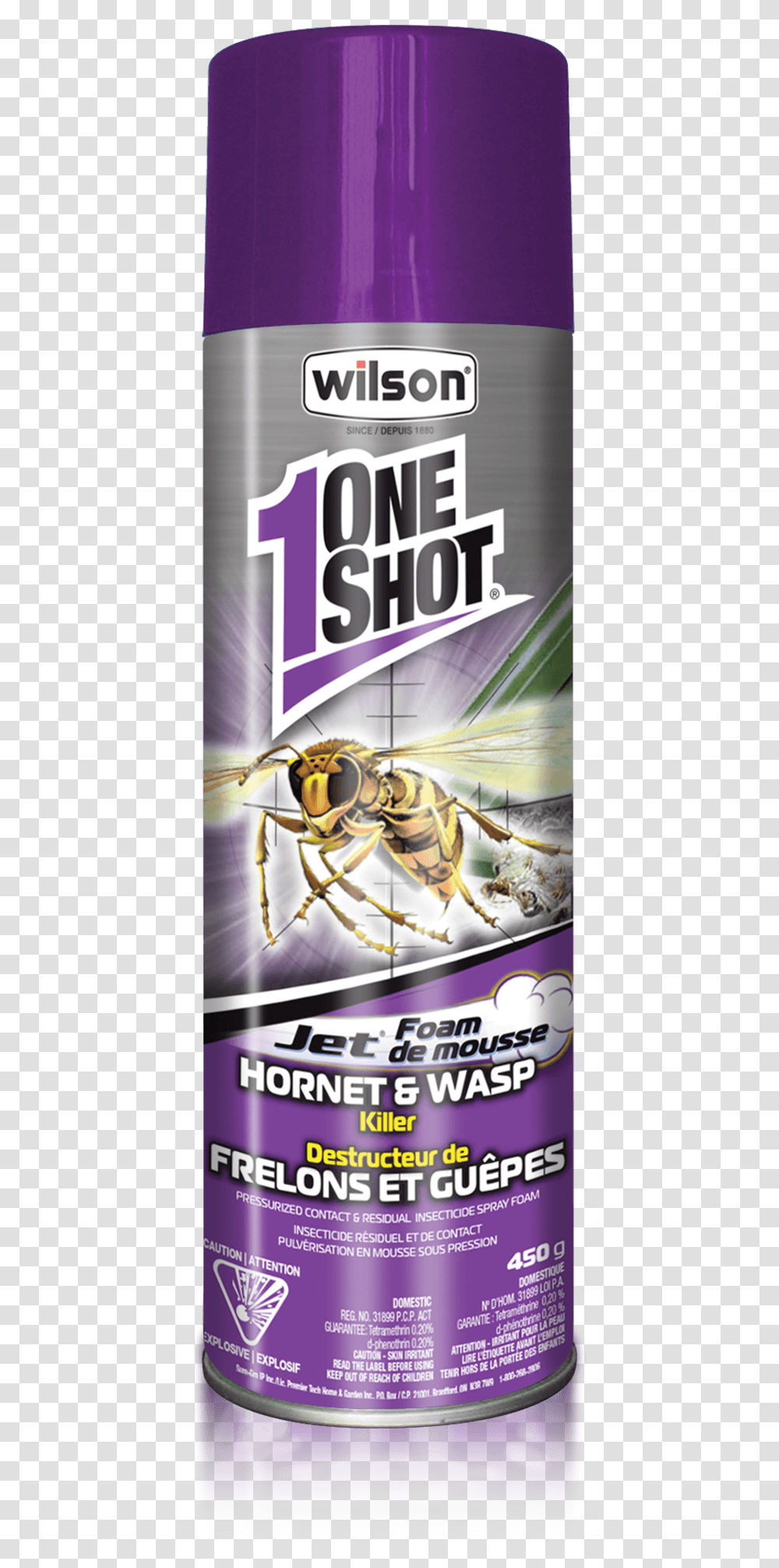 Wilson One Shot Wasp Amp Hornet Foam Killer Arachnicide, Bee, Insect, Invertebrate, Animal Transparent Png