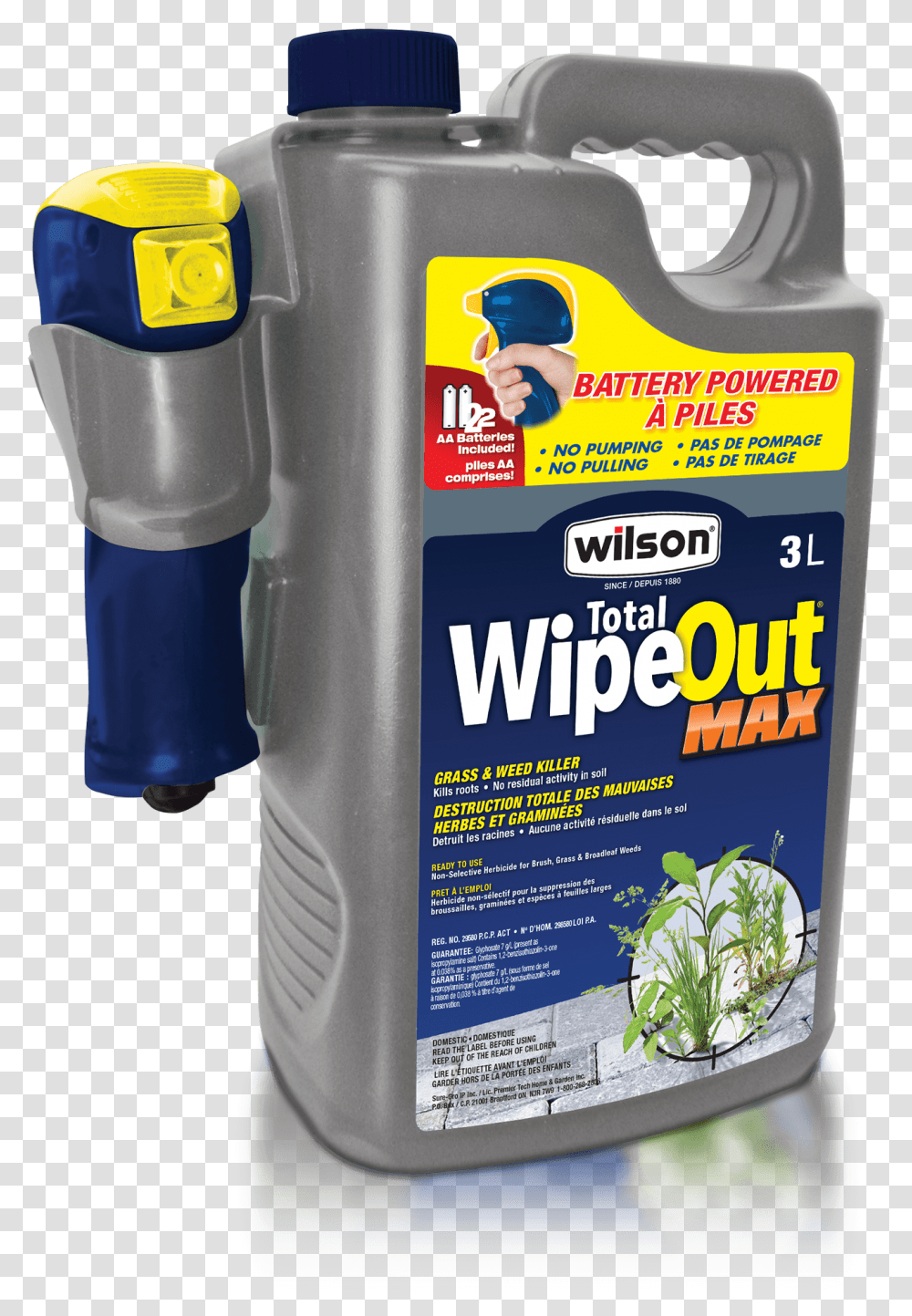 Wilson Total Wipeout Max Battery Powered Antout Ready To Use, Appliance, Food, Cylinder Transparent Png