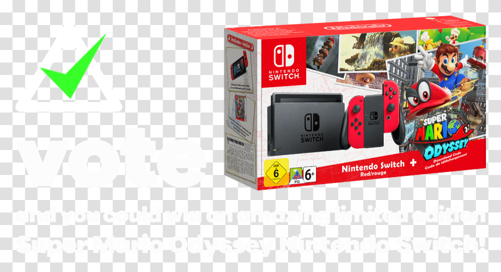 Win A Free Nintendo Switch, Advertisement, Poster, Electrical Device Transparent Png