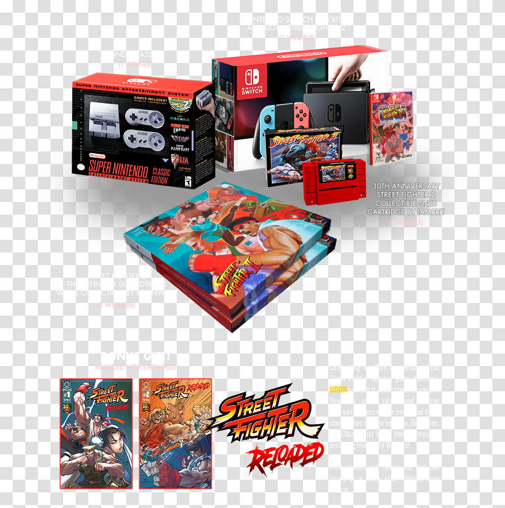 Win A Nintendo Switch Snes Classic Collectible, Flyer, Poster, Paper, Advertisement Transparent Png