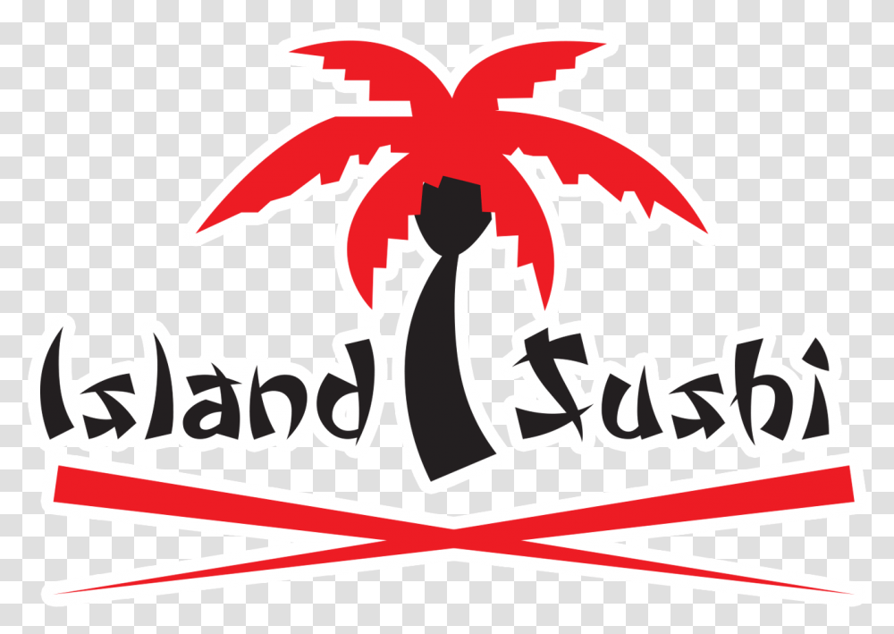 Win Free Island Sushi Of De Pere Palm Trees Clipart Full Cartoon Sushi, Leaf, Plant, Text, Symbol Transparent Png