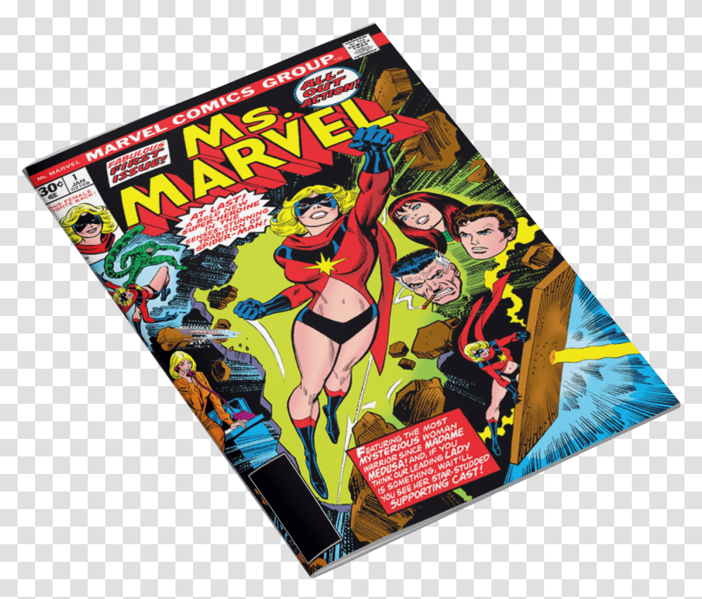 Win Ms Marvel Comic Book, Person, Human, Advertisement, Poster Transparent Png