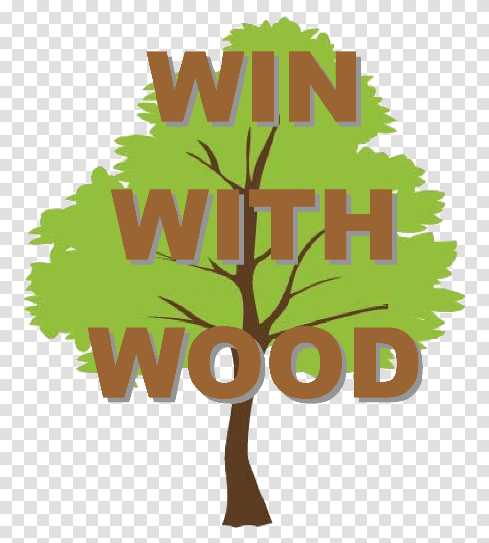 Win With Wood Forestry And Natural Resources Tree Vector Free, Poster, Advertisement, Flyer, Paper Transparent Png