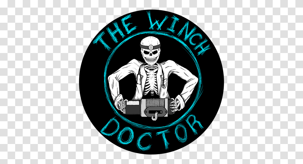 Winch Repair The Doctor Circle, Logo, Symbol, Trademark, Person Transparent Png