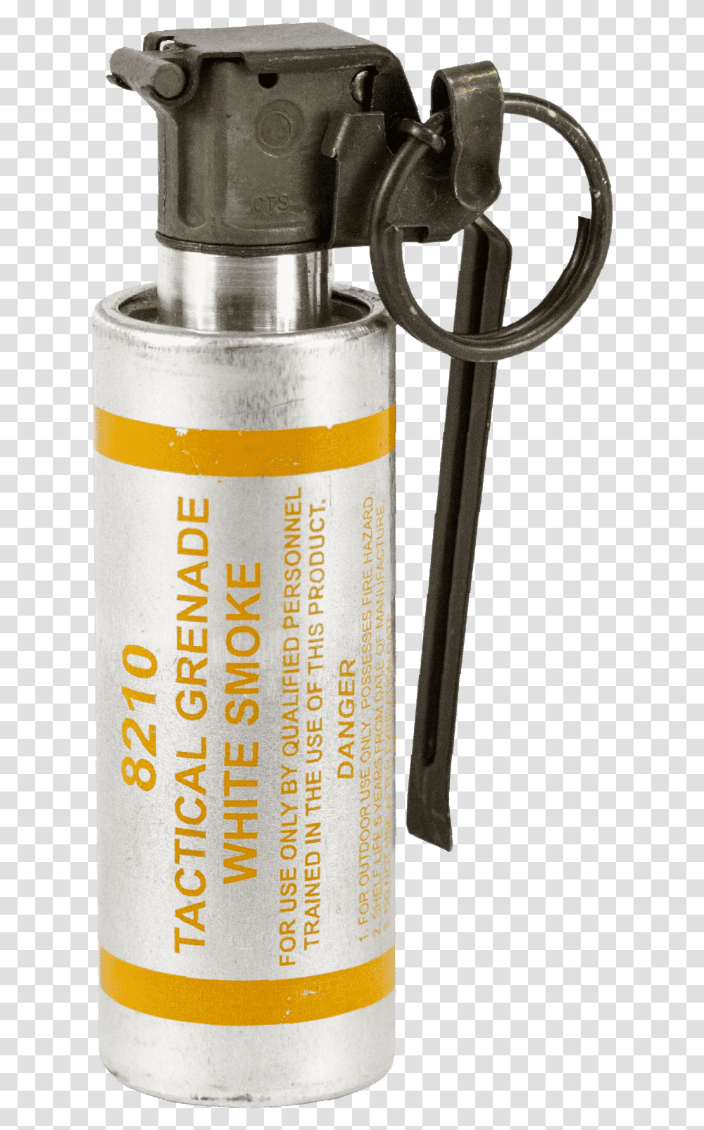 Winchester Mle White Smoke Tactical Canister Grenade Cts 8210 Cylinder, Beer, Alcohol, Beverage, Drink Transparent Png