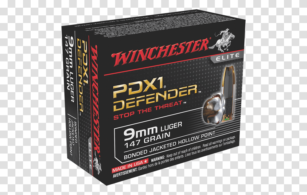 Winchester Pdx1 Defender, Weapon, Ammunition, Adapter, Bullet Transparent Png