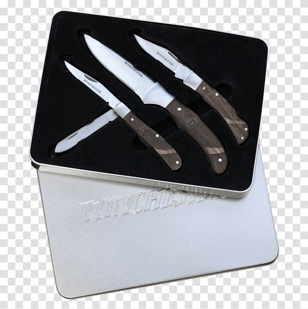 Winchester Rosewood Pocket Knife Set Throwing Knife, Blade, Weapon, Weaponry, Letter Opener Transparent Png