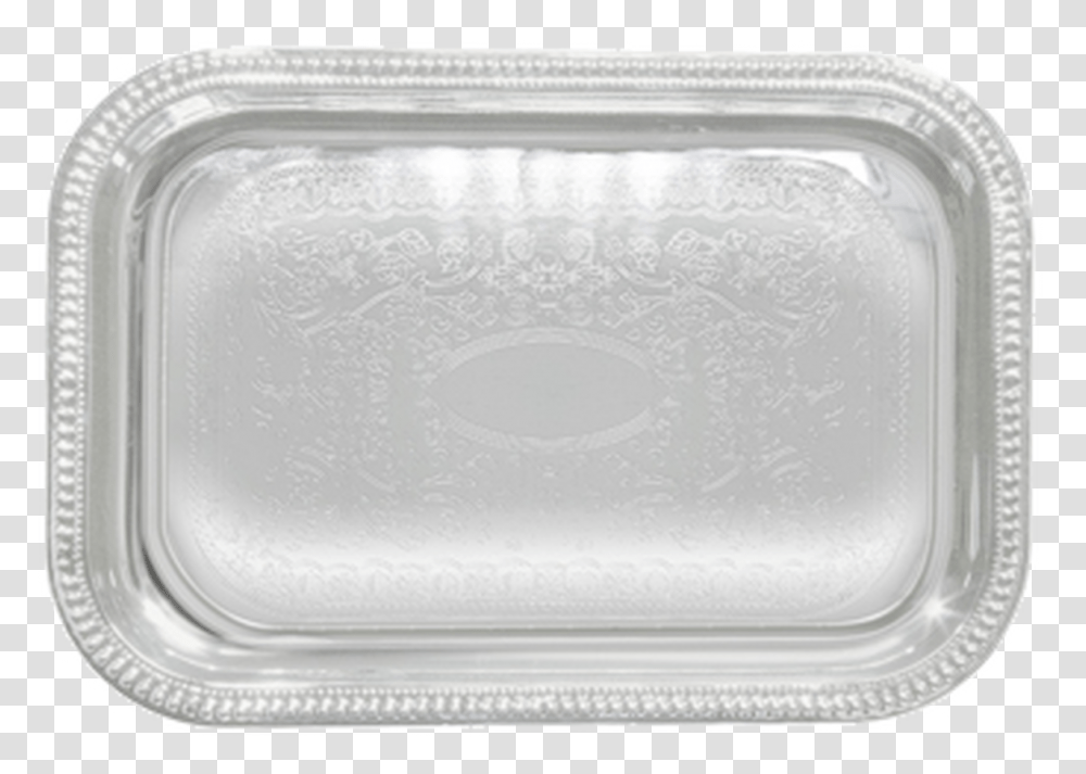 Winco Cmt 1812 Rectangular Chrome Plated Serving Tray Tray Transparent Png