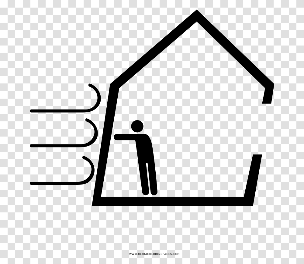 Wind Blowing House Coloring, Gray, World Of Warcraft Transparent Png