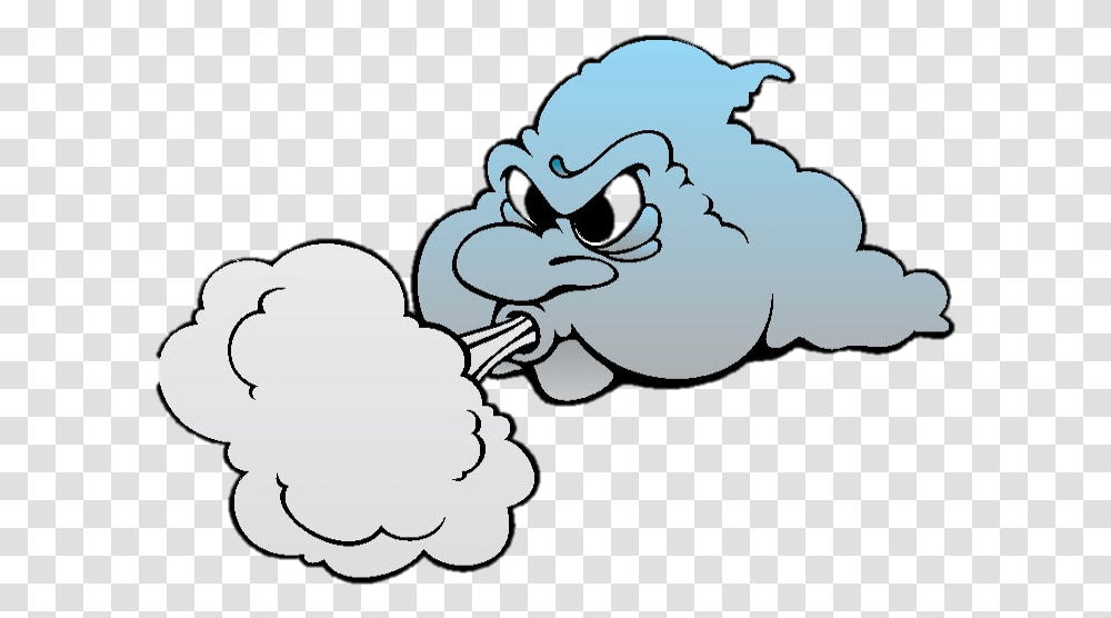 Wind Cloud Drawing Clip Art Wind Cloud, Animal, Mammal, Stencil, Hand Transparent Png