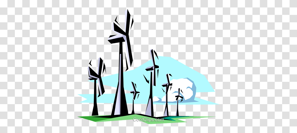 Wind Energy Royalty Free Vector Clip Art Illustration, Outdoors, Nature, Ice, Snow Transparent Png
