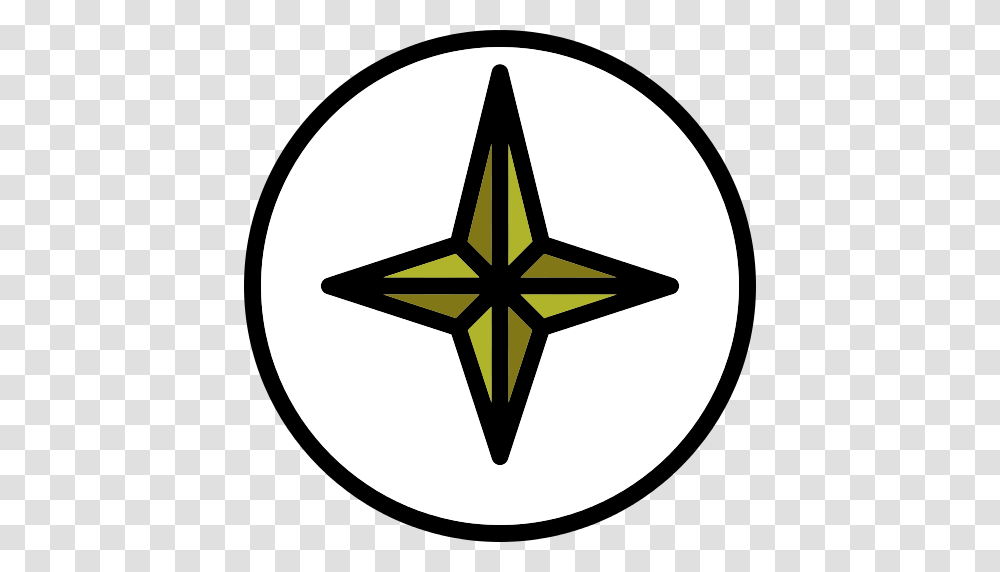 Wind Rose Compass Icon, Star Symbol, Lamp Transparent Png