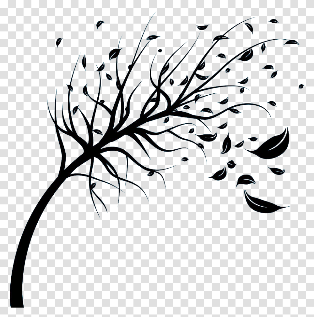 Wind Stock Photography Royalty Free Tree Clip Art Tree Blowing In The Wind, Nature, Outdoors, Night, Fireworks Transparent Png