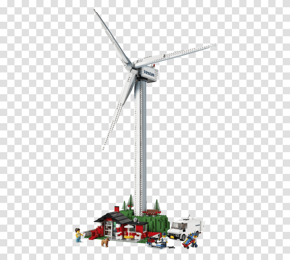 Wind Turbines Lego Vestaa, Machine, Engine, Motor, Construction Crane Transparent Png
