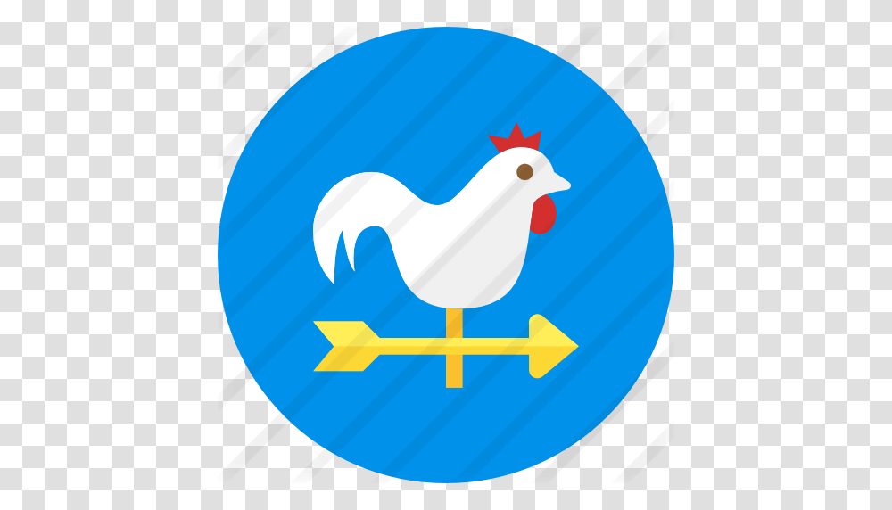 Wind Vane, Bird, Animal, Poultry, Fowl Transparent Png
