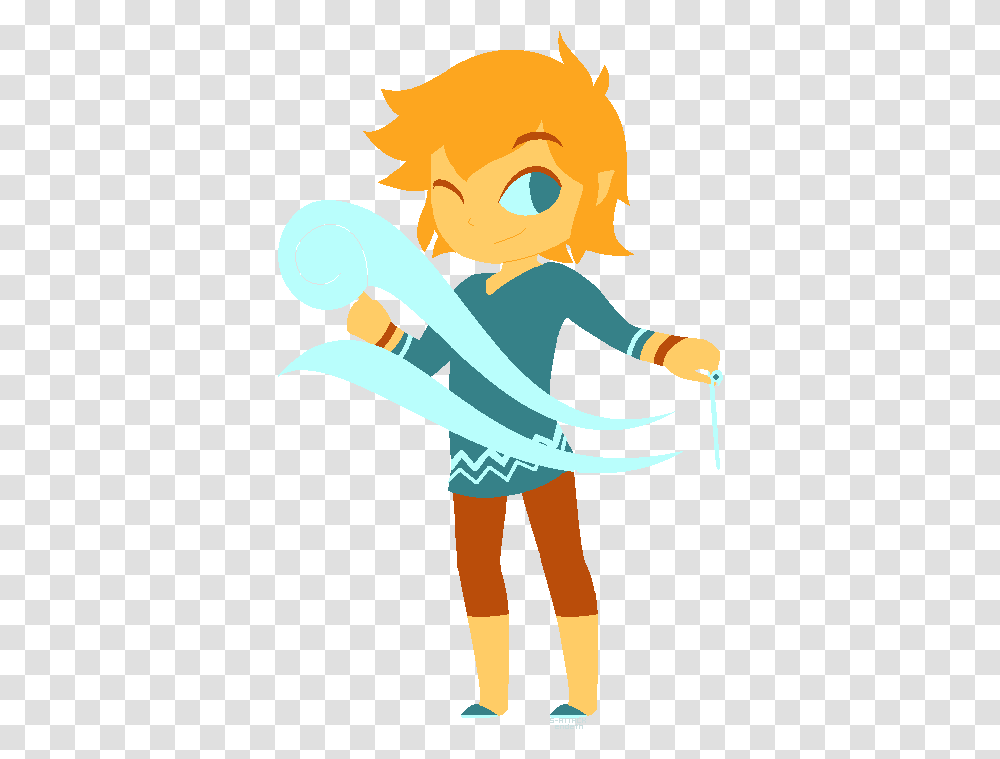 Wind Waker Link In His Pajamas, Person, Human, Hand Transparent Png