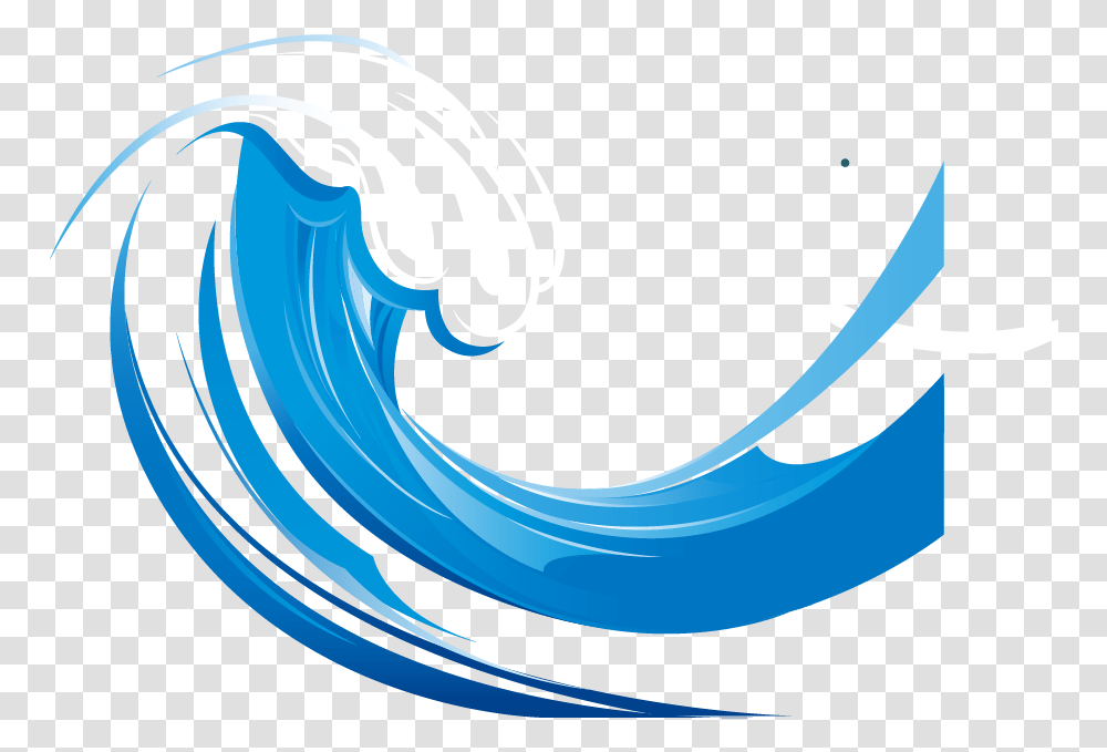 Wind Wave Euclidean Vector Clip Art Blue Wave Vector, Sea, Outdoors, Water, Nature Transparent Png