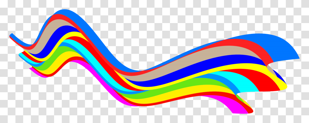 Wind Wave Rainbow Wave Vector Computer Icons, Light Transparent Png