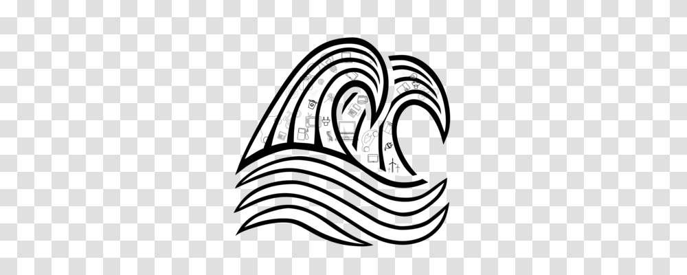 Wind Wave Sea Ocean Drawing Computer Icons, Tabletop, Label, Stencil Transparent Png