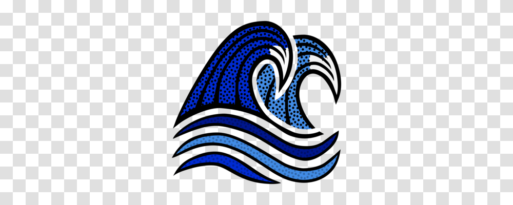Wind Wave Wave Vector Blue Sea, Light Transparent Png