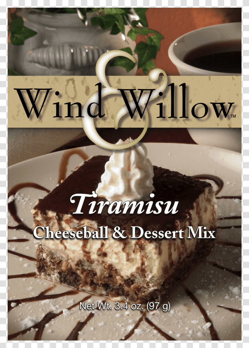 Wind Willows Tiramisu Recipe, Dessert, Food, Cream, Chocolate Transparent Png
