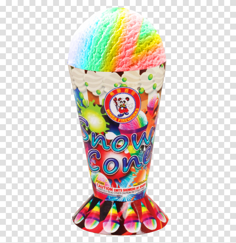 Winda Fireworks Snow Cone Fountain Snow Cone Winda Fireworks, Food Transparent Png