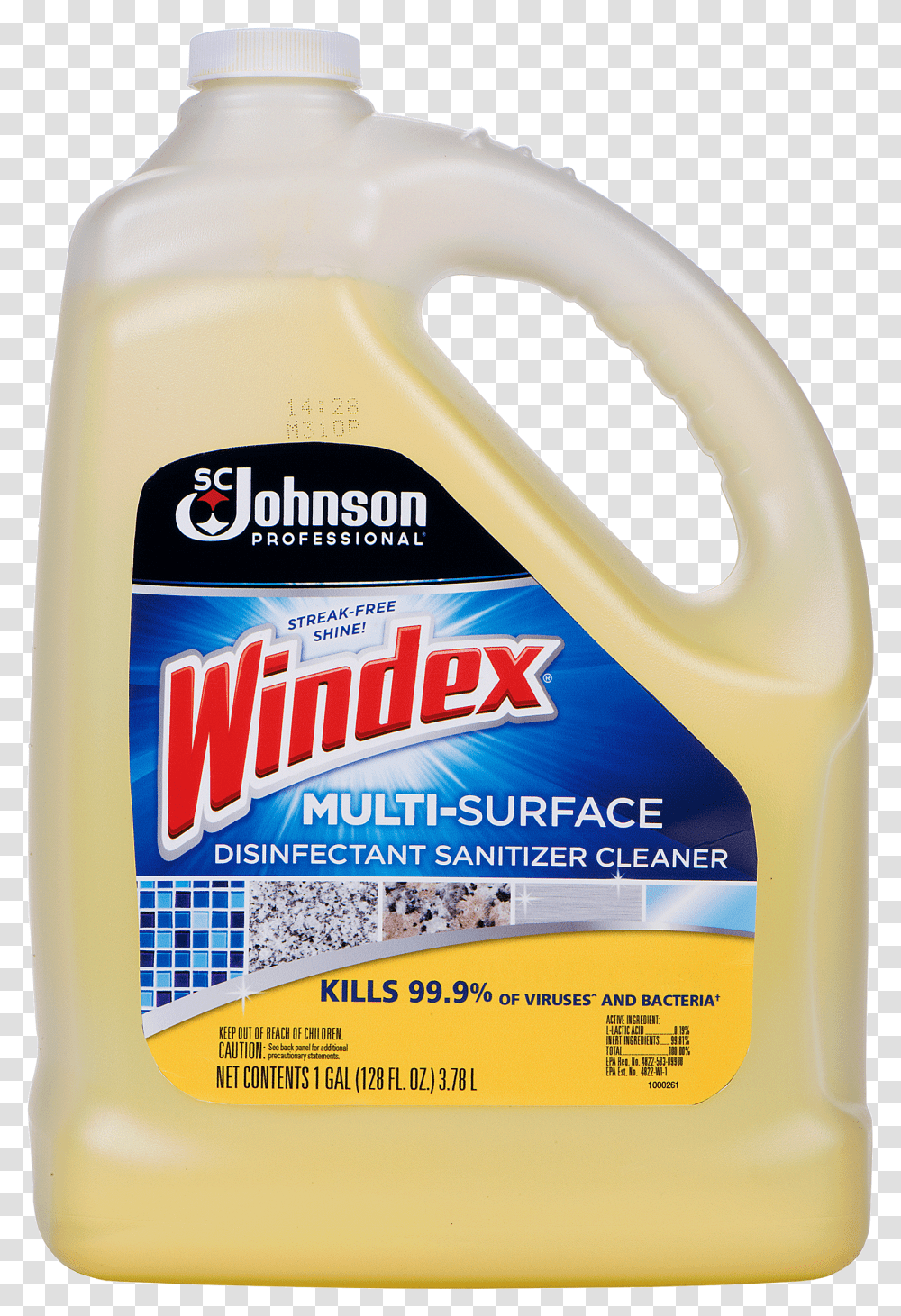 Windex Multi Surface Disinfectant Sanitizer Cleaner Bottle, Food, Mayonnaise, Mustard, Honey Transparent Png