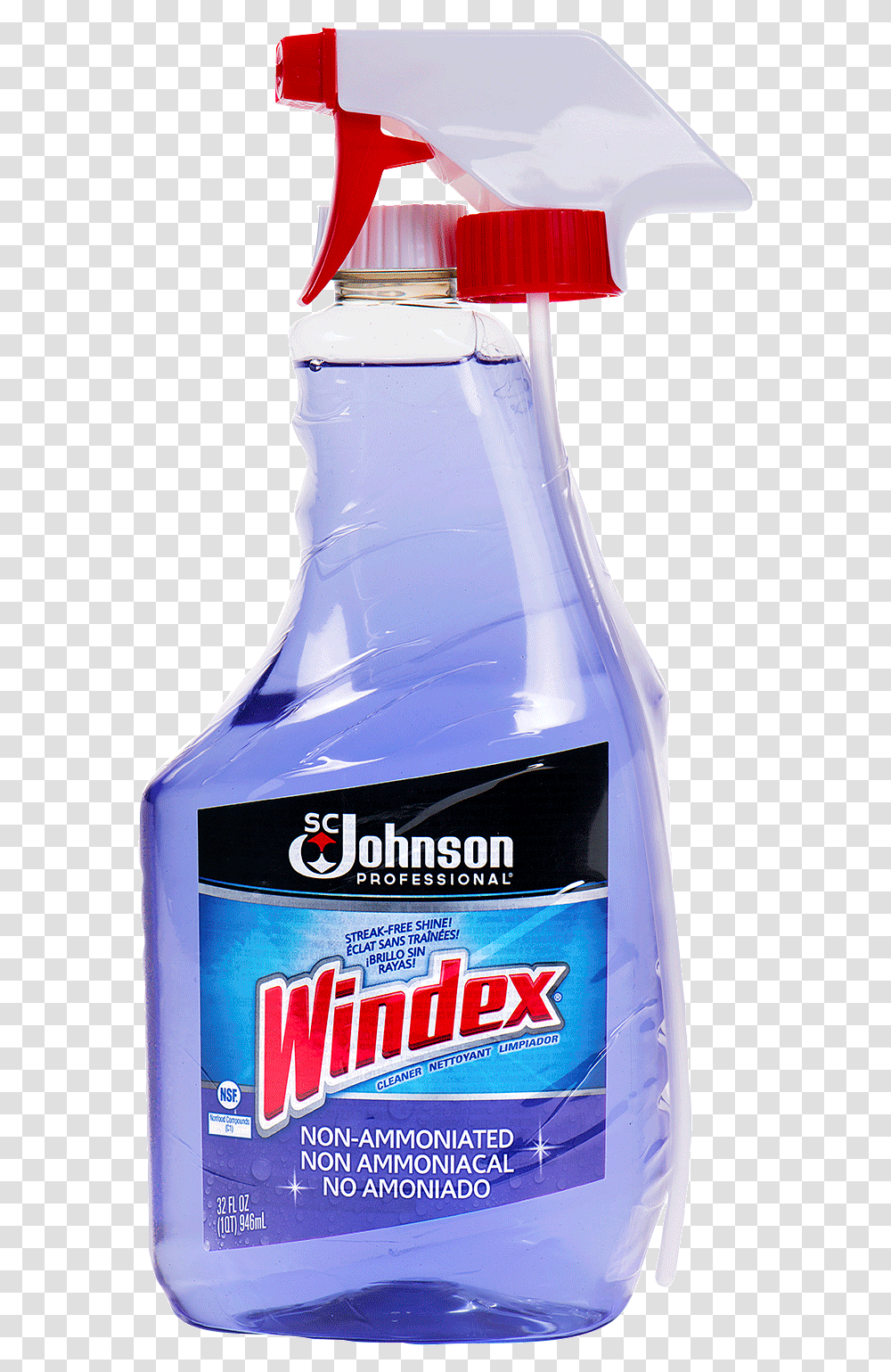 Windex Na Cap Spray1500x1500 Windex Non Ammoniated 32oz Trigger, Bottle, Cosmetics, Ink Bottle, Aftershave Transparent Png