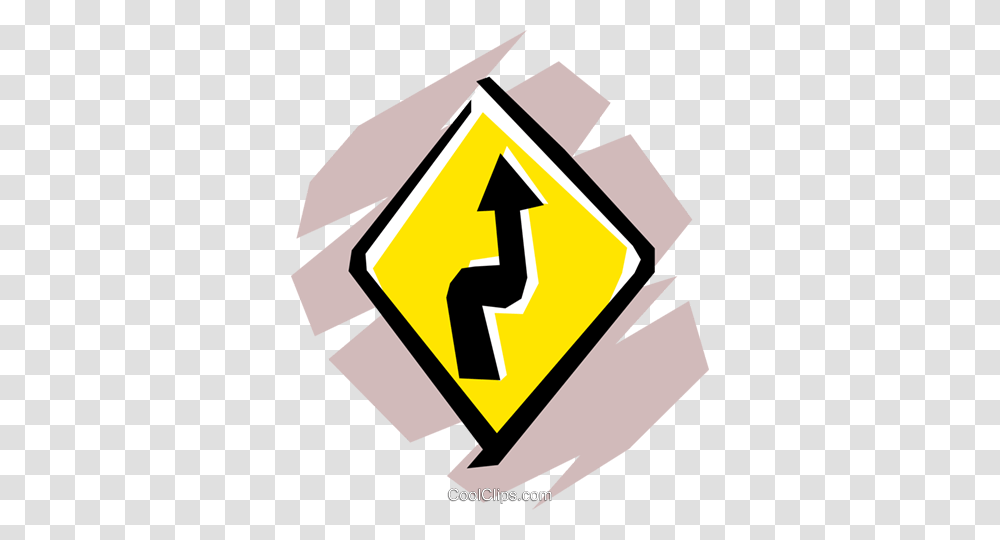 Winding Road Clip Art, Sign, Road Sign Transparent Png