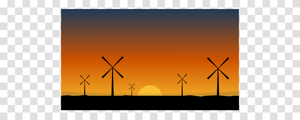 Windmill Nature, Machine, Engine, Motor Transparent Png