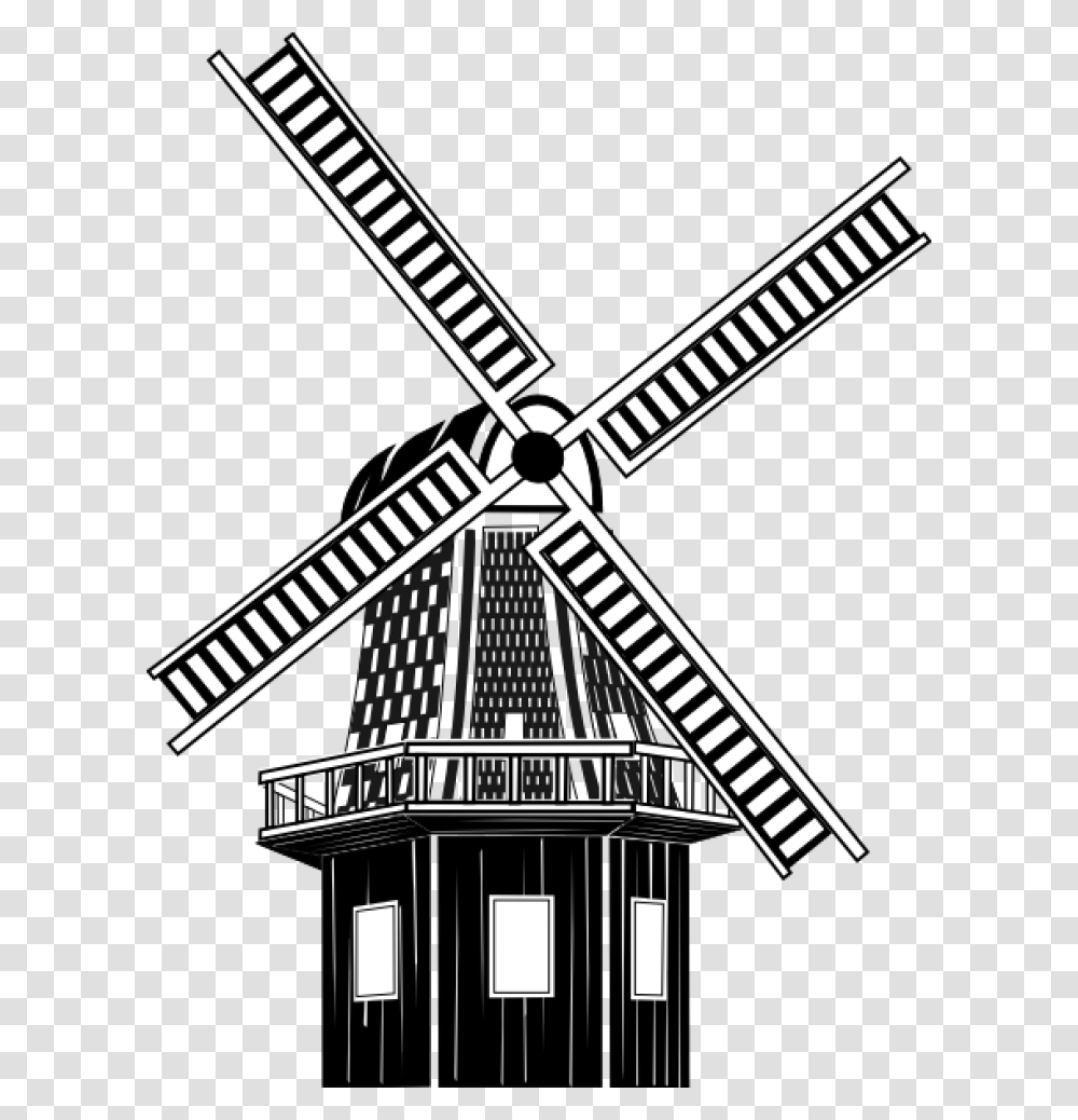 Windmill Animal Farm Clipart Download Animal Farm Windmill Clipart, Building, City, Urban, Architecture Transparent Png