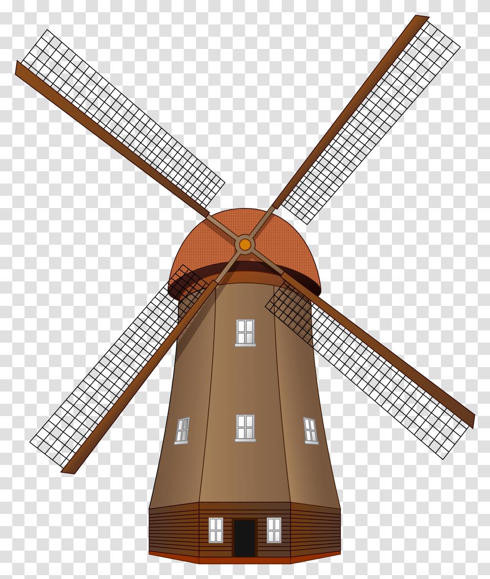 Windmill Clipart Wind Background, Machine, Engine, Motor, Bow Transparent Png