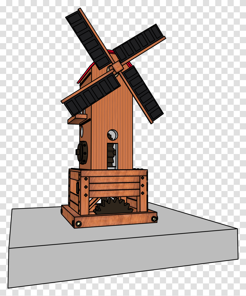 Windmill Clipart Windmill, Architecture, Building, Construction Crane, Machine Transparent Png