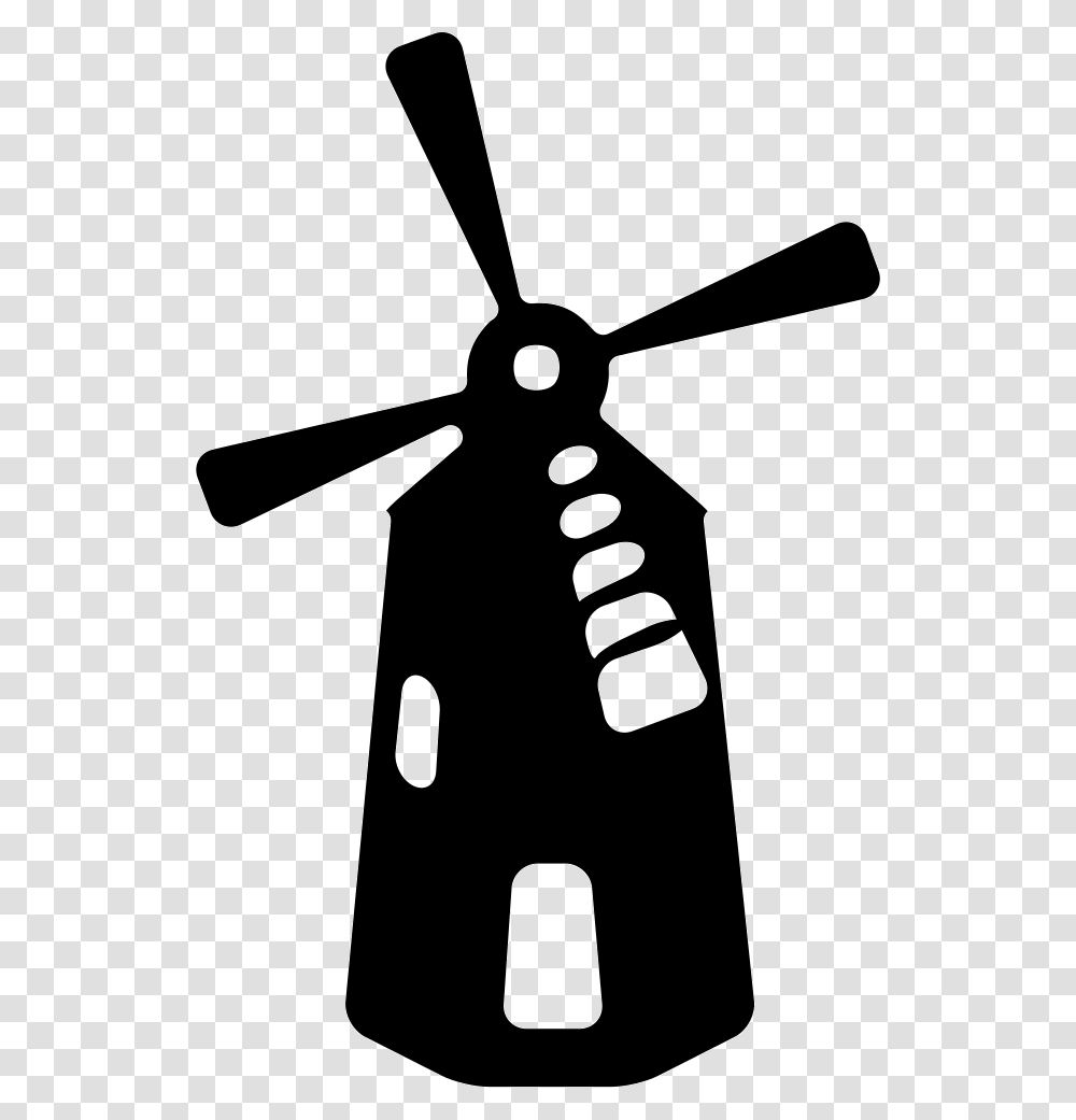 Windmill Helicopter, Machine, Shovel, Tool, Stencil Transparent Png