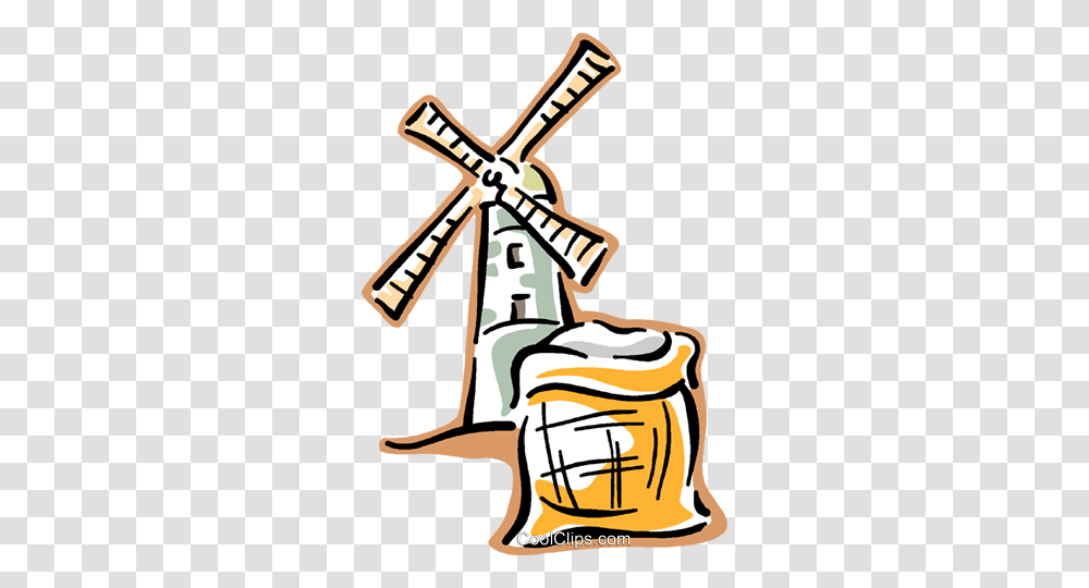 Windmill Royalty Free Vector Clip Art Illustration, Leisure Activities, Jar, Food Transparent Png