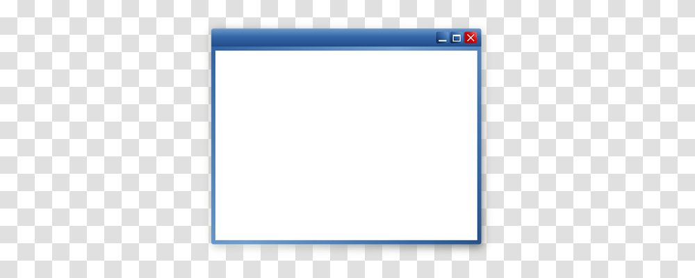 Window White Board, Monitor, Screen, Electronics Transparent Png