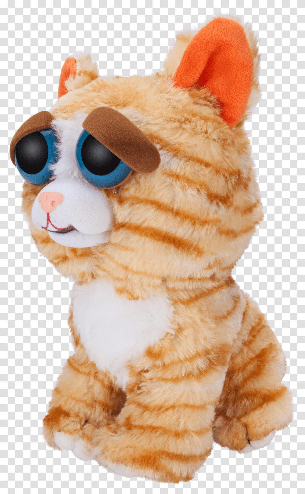 Window Box Feisty Pets Orange Cat Plush Tiger, Toy, Figurine, Animal, Mammal Transparent Png